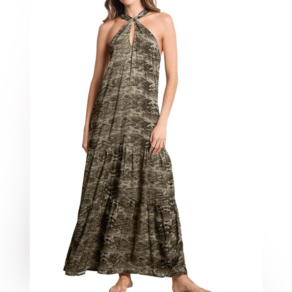 NWT Maaji Halter Maxi Dress‎